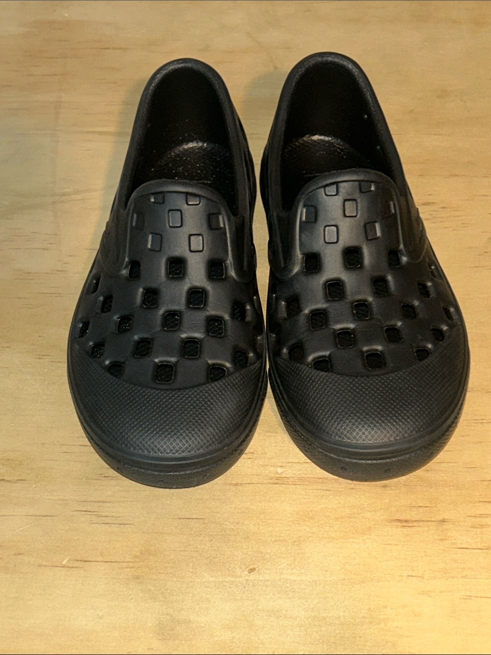 Vans Kids Slip-On Clog Sneakers in Black